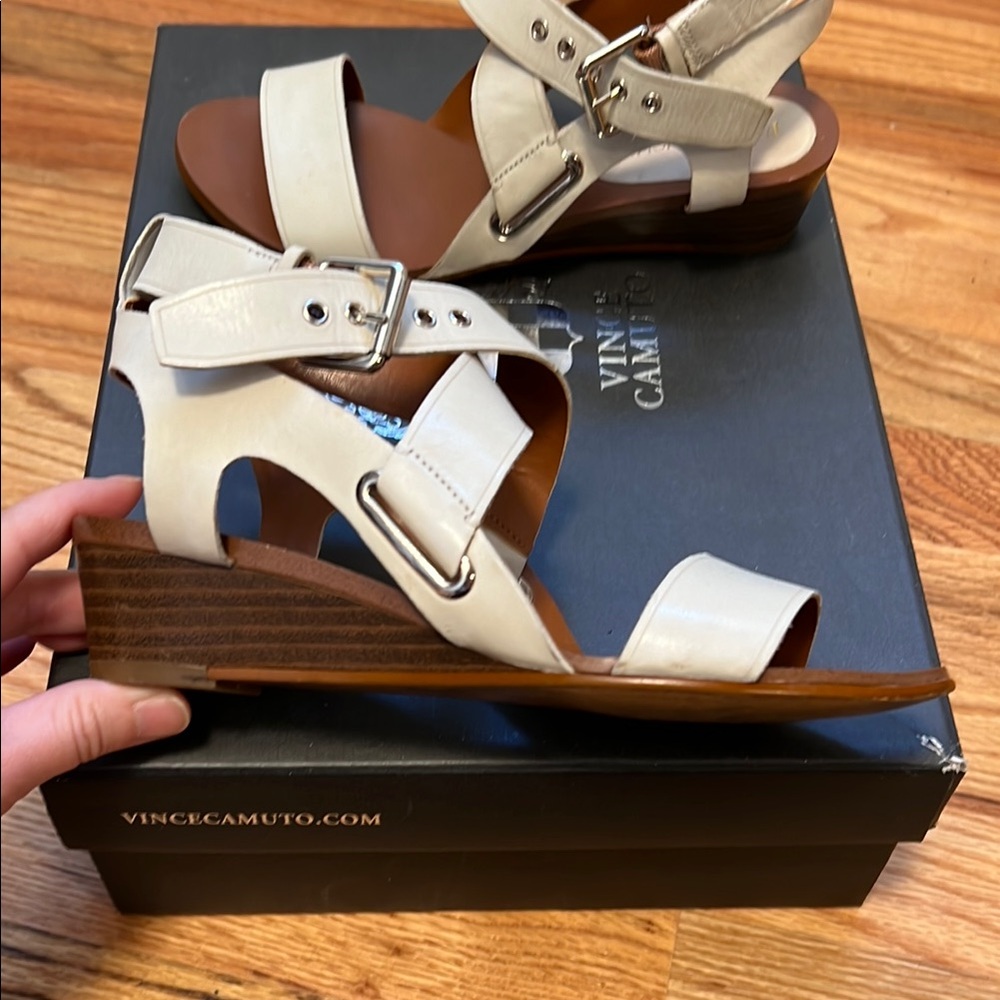 Elegant White Women's Sandals - Picture 3 of 5